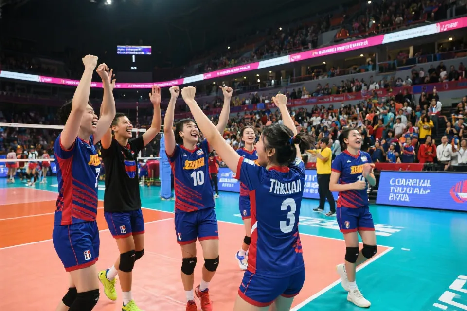 排球激情：在泰国排球协会的引领下，梦想与汗水共舞